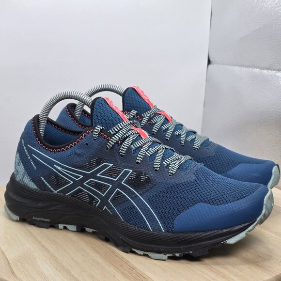 Asics Gel Excite Trail Shoes Womens Size 9.5 Blue Teal Running Sneakers Trail - Picture 5 of 9